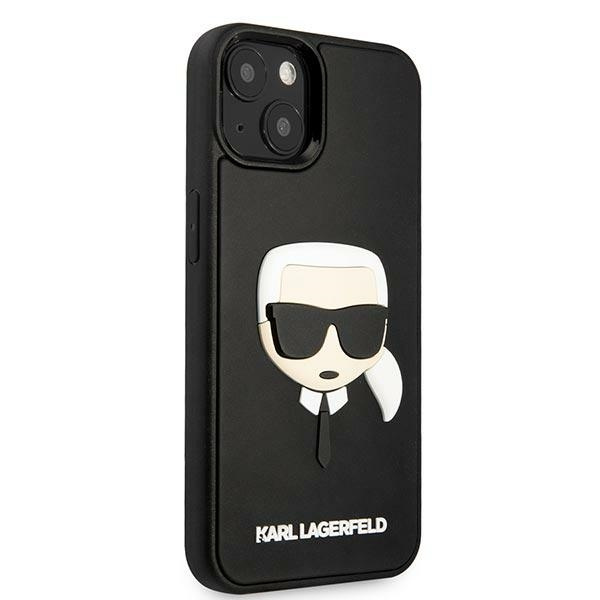 Etui KARL LAGERFELD Apple iPhone 14 Plus 3D Rubber Karl`s Head Czarny Hardcase